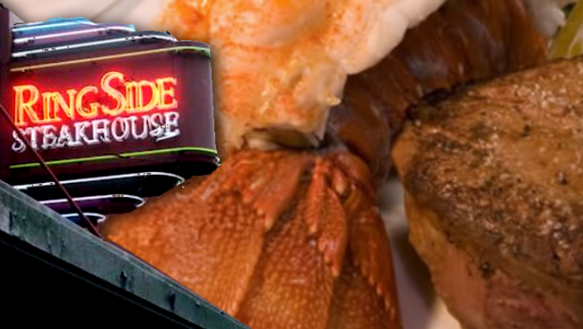 Have a steak at the Ringside